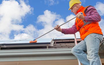 Plaish soft wash roof cleaning